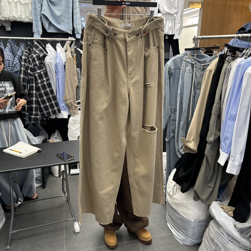A-DEL東大門實拍女士新品推薦真品休閑人氣熱賣時尚休閑褲A-DEL休閑褲圖色1