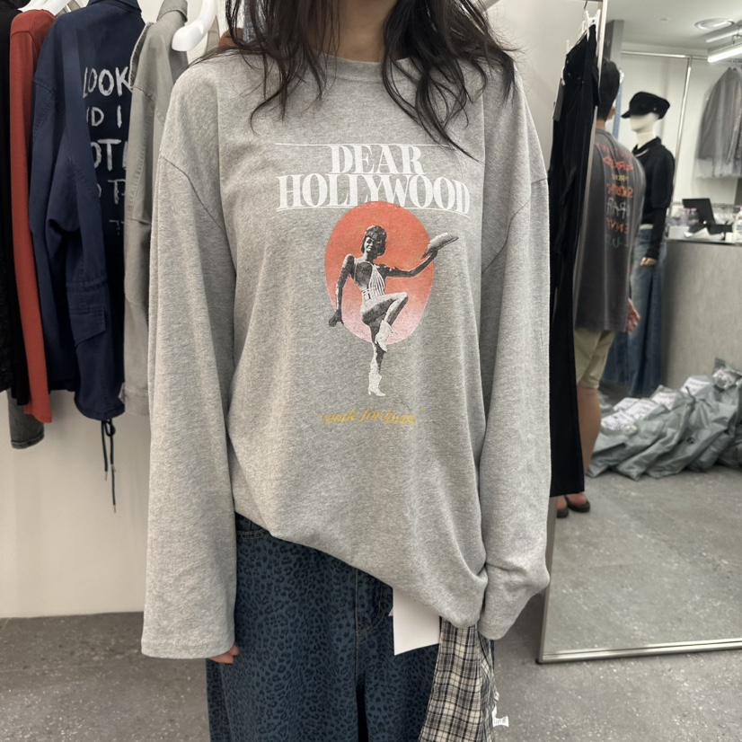 OURWAVE/OUR ROOM韓國直郵女士新款推薦真品時尚長袖T恤OURWAVE/OUR ROOM長袖T恤圖色3