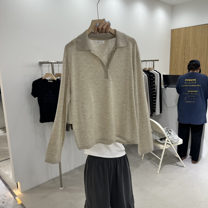 GAM JA韓國代購女士新品熱賣休閑人氣時尚真品推薦針織衫GAM JA針織衫圖色3