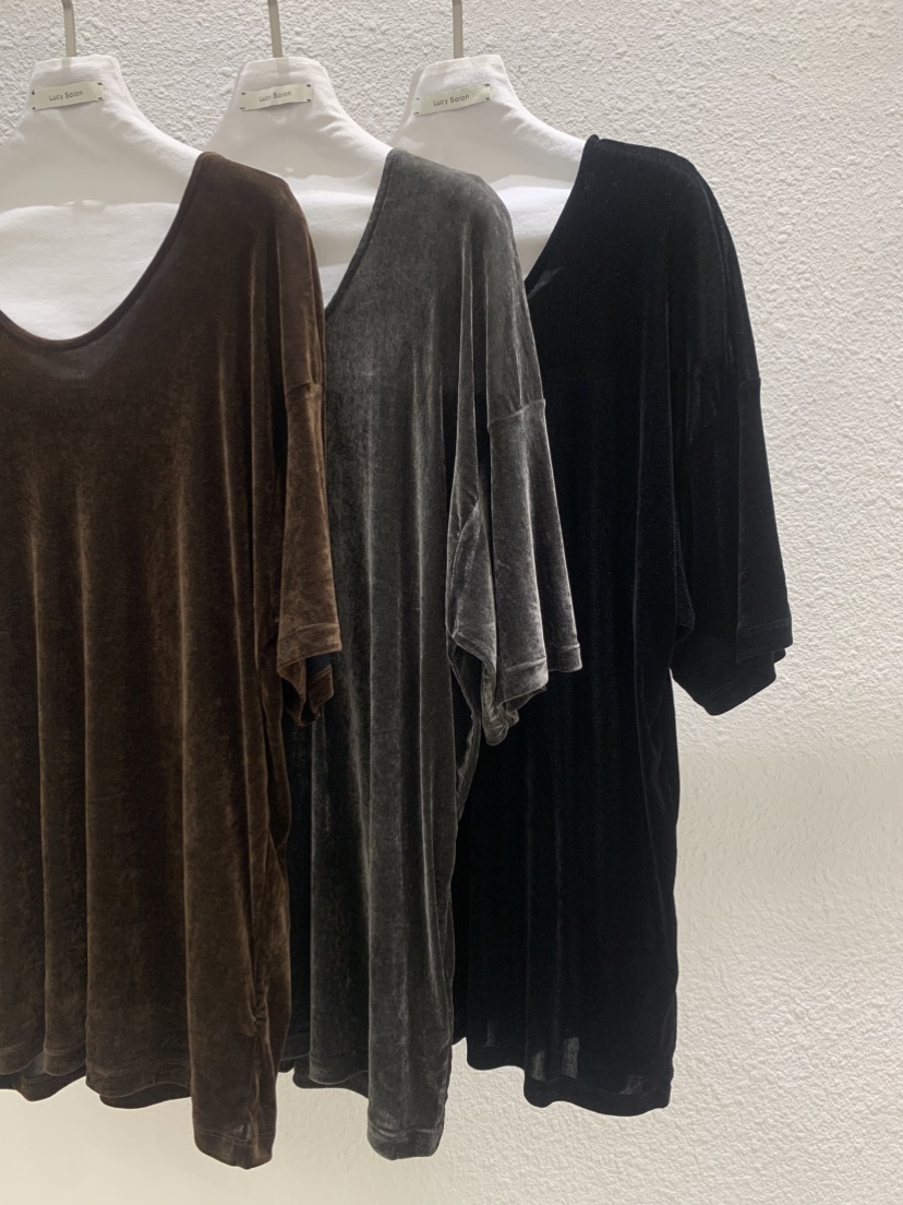 LUCY SALON韓國直郵女士新品推薦時尚休閑熱賣T恤天鵝絨LUCY SALONT恤