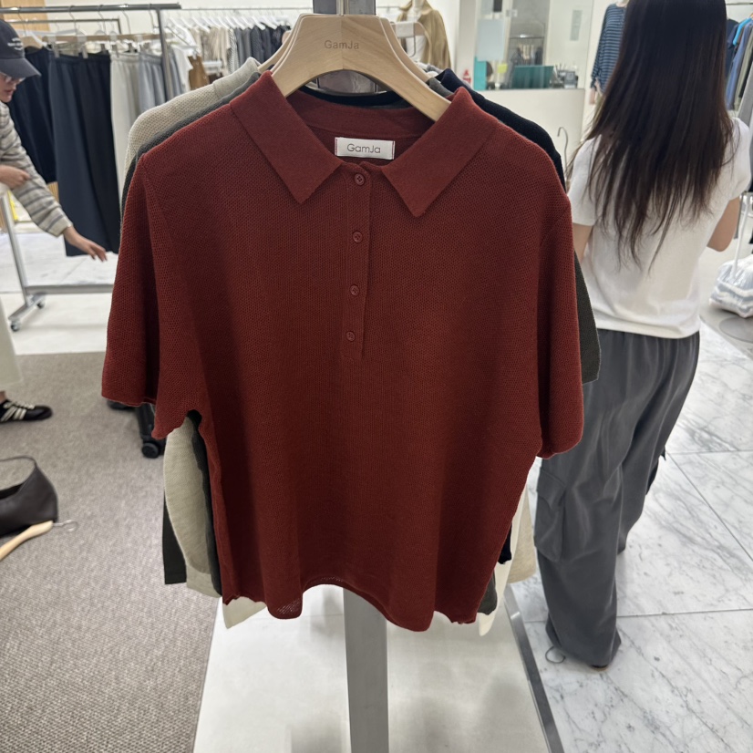 GAM JA東大門直郵女士新品熱賣休閑時尚推薦人氣真品T恤GAM JAT恤圖色1