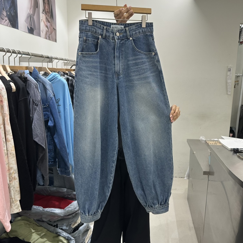 REPELLER東大門直郵女士新品時尚休閑人氣真品推薦牛仔褲REPELLER牛仔褲圖色1