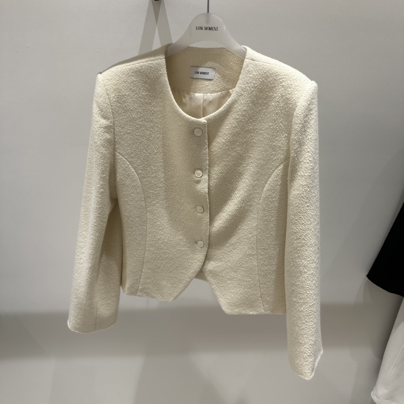 LOW MOMENT東大門實拍女士新品休閑熱賣人氣真品夾克花呢LOW MOMENT夾克圖色1