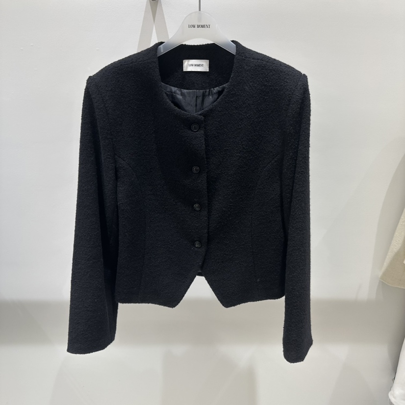 LOW MOMENT東大門實拍女士新品休閑熱賣人氣真品夾克花呢LOW MOMENT夾克圖色2