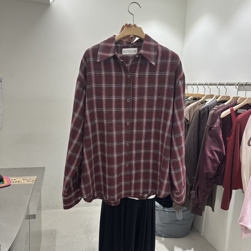 REPELLER韓國直郵女裝新品休閑人氣真品推薦熱賣襯衫蕾絲衫REPELLER襯衫/蕾絲衫圖色1