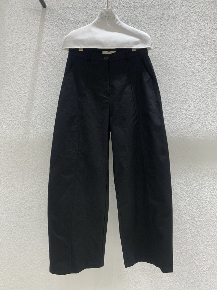 LUCY SALON東大門實拍女裝新品熱賣人氣時尚休閑推薦休閑褲LUCY SALON休閑褲圖色2黑色
