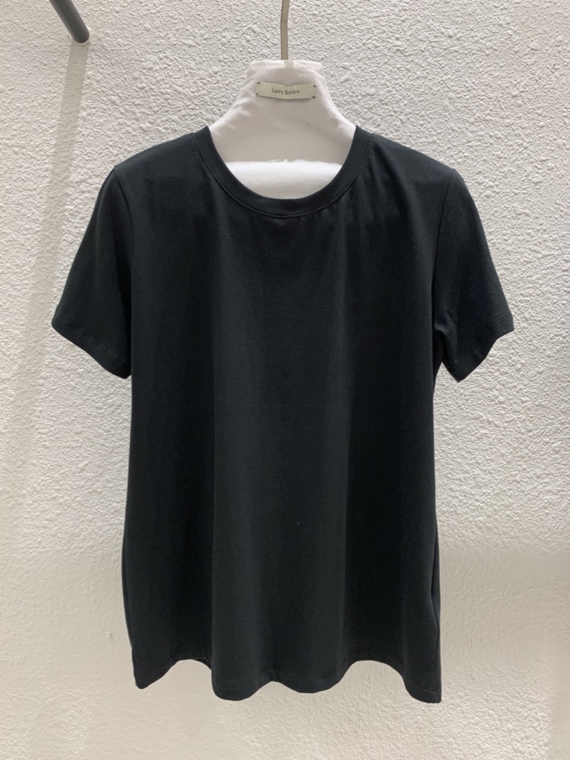 LUCY SALON東大門直郵女士新品真品熱賣休閑時尚推薦T恤LUCY SALONT恤圖色4黑色