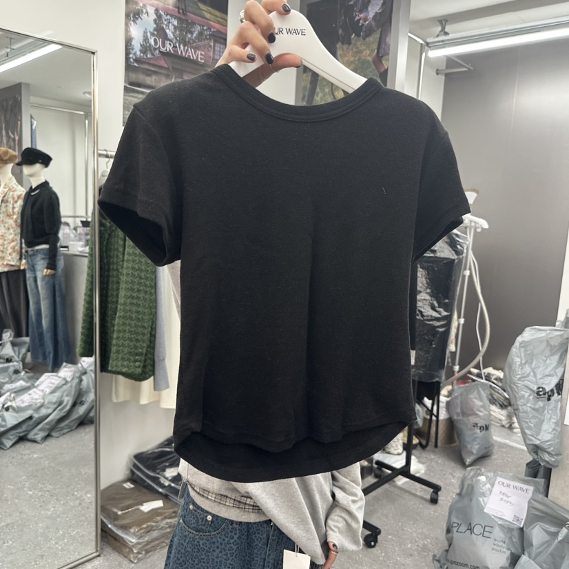 OURWAVE/OUR ROOM韓國代購女士新款真品人氣熱賣T恤安哥拉OURWAVE/OUR ROOMT恤圖色5