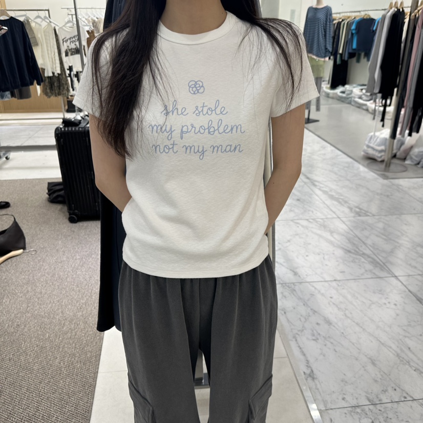 GAM JA東大門代購女裝新款熱賣真品推薦人氣時尚休閑T恤GAM JAT恤圖色1