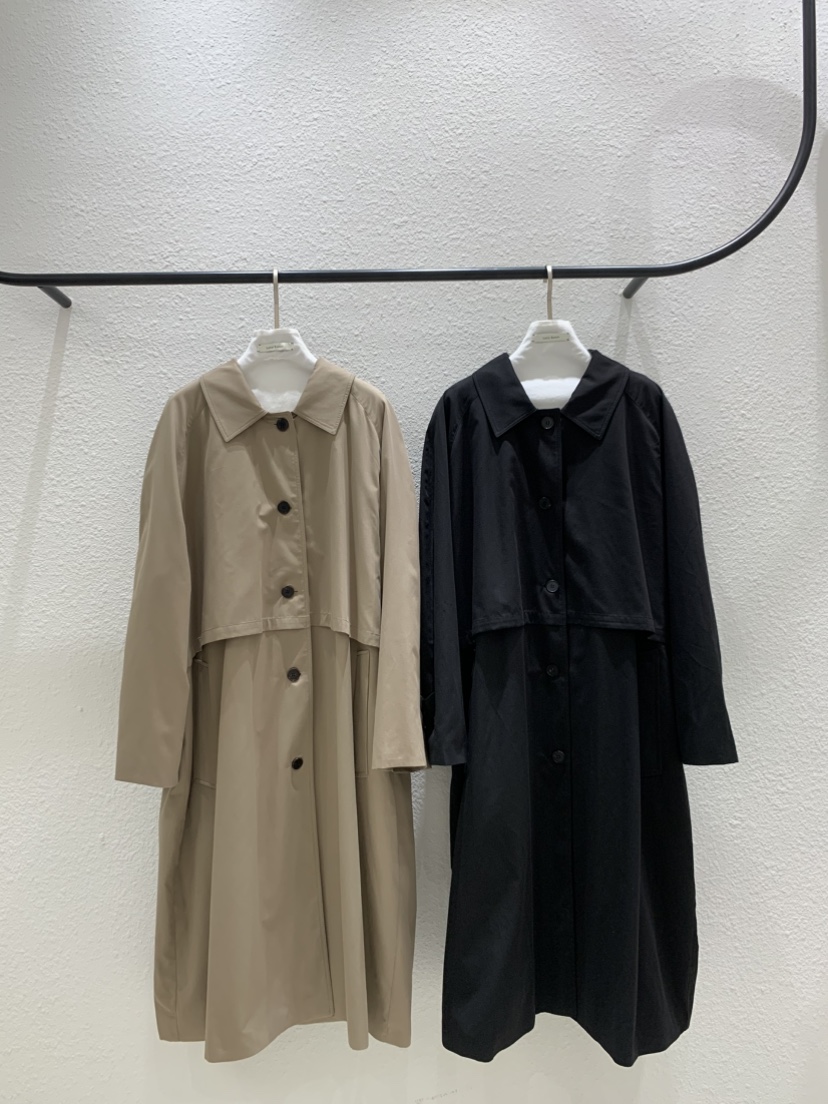 LUCY SALON韓國直郵女士新款推薦休閑真品熱賣時尚長款風衣LUCY SALON長款風衣