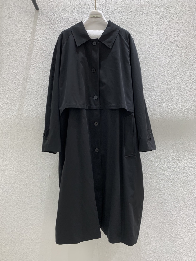 LUCY SALON韓國直郵女士新款推薦休閑真品熱賣時尚長款風衣LUCY SALON長款風衣圖色2