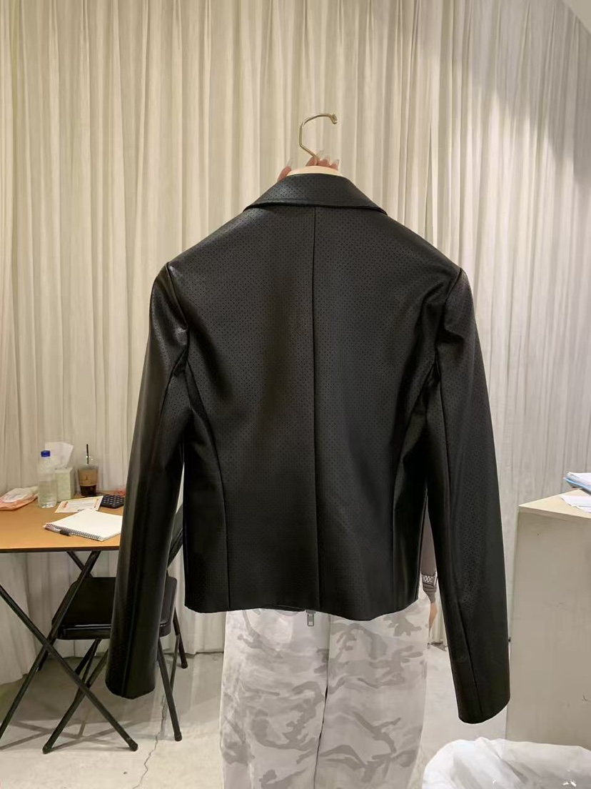 PAPERMOON韓國代購女士新款熱賣休閑真品推薦人氣皮衣皮革paper moon皮衣