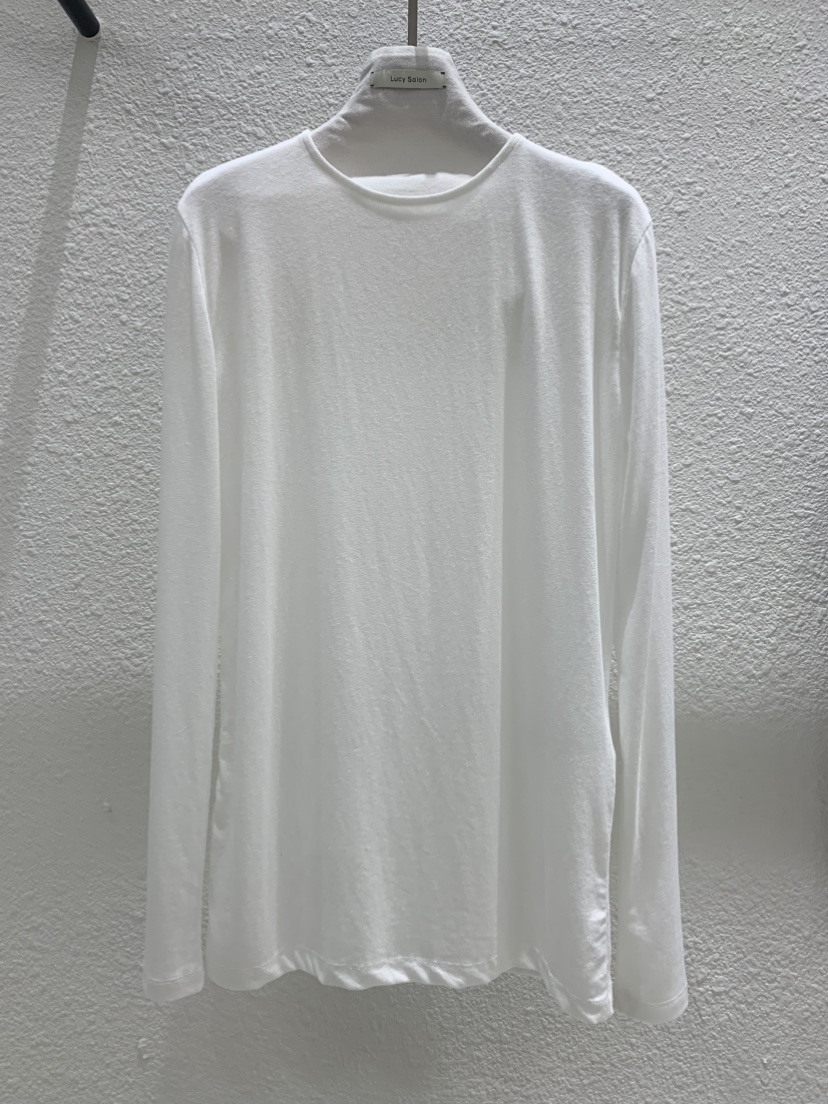 LUCY SALON韓國直郵女裝新品時尚人氣休閑真品推薦長袖T恤LUCY SALON長袖T恤圖色1