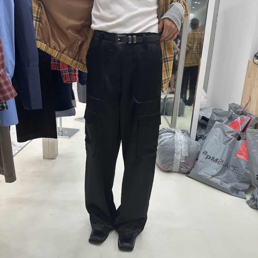 NEEEEDS東大門直郵女士新款真品推薦時尚熱賣休閑人氣休閑褲NEEEEDS休閑褲圖色2