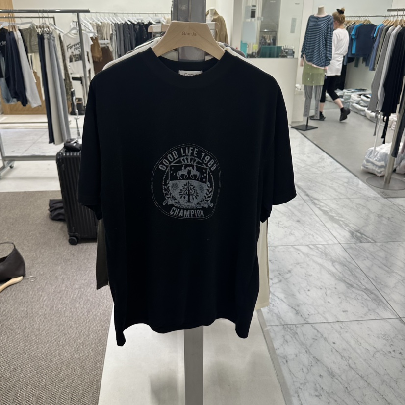 GAM JA東大門實拍女裝新品推薦時尚人氣休閑熱賣真品T恤GAM JAT恤圖色2