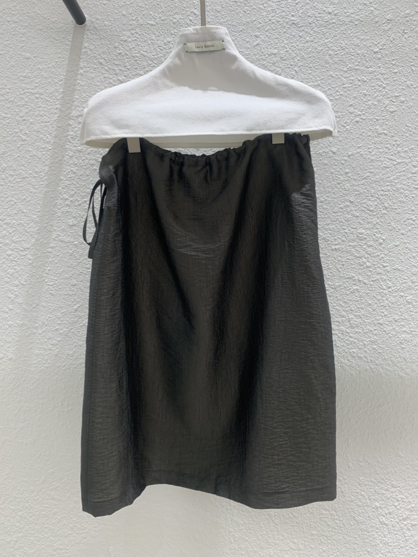 LUCY SALON東大門代購女士新款人氣推薦時尚半身裙中短裙LUCY SALON半身裙/中短裙圖色2墨色