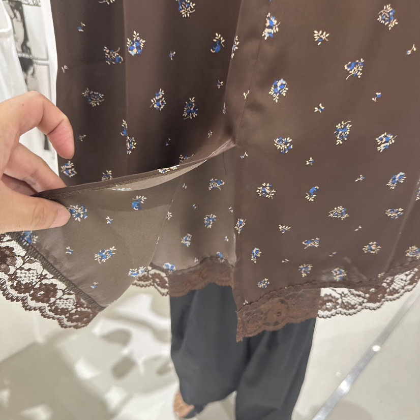 REPELLER東大門實拍女裝新品推薦真品熱賣半身裙中短裙小花REPELLER半身裙/中短裙