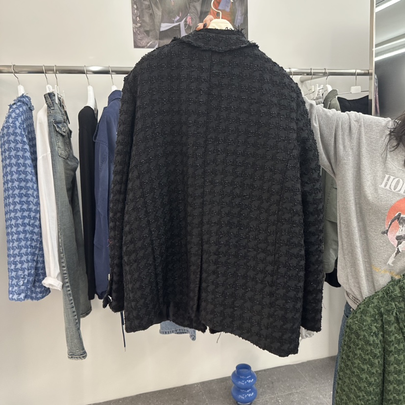 OURWAVE/OUR ROOM東大門直郵女士新品推薦熱賣夾克粗花呢OURWAVE/OUR ROOM夾克