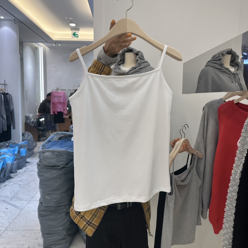 NEEEEDS東大門直郵女裝新品推薦休閑時尚真品吊帶背心無袖NEEEEDS吊帶/背心
