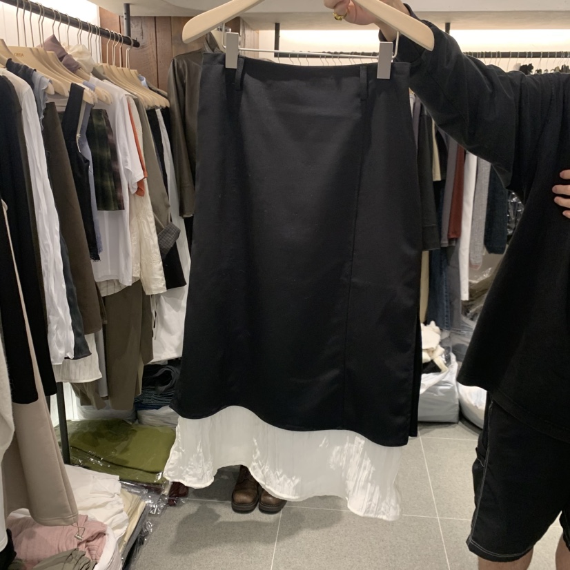 ONDA東大門代購女士新款真品人氣推薦休閑時尚熱賣長裙亞麻ONDA長裙圖色2