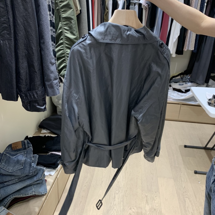 MONROE東大門直郵女士新品時尚推薦真品休閑人氣夾克含腰帶MONROE夾克