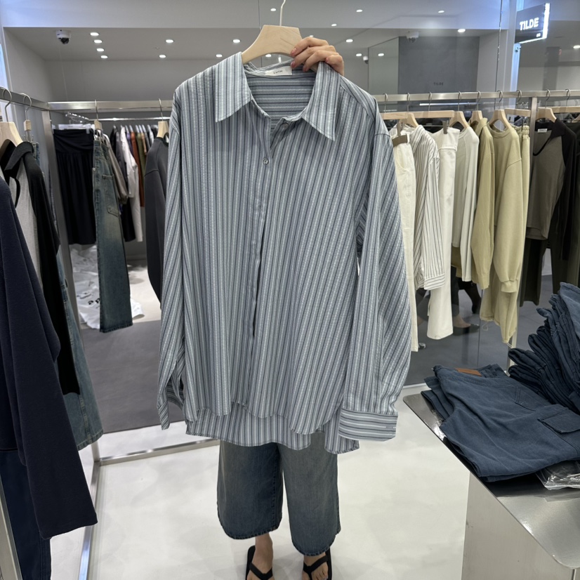 LUTH韓國代購女裝新品推薦人氣休閑真品熱賣時尚襯衫蕾絲衫LUTH襯衫/蕾絲衫圖色1