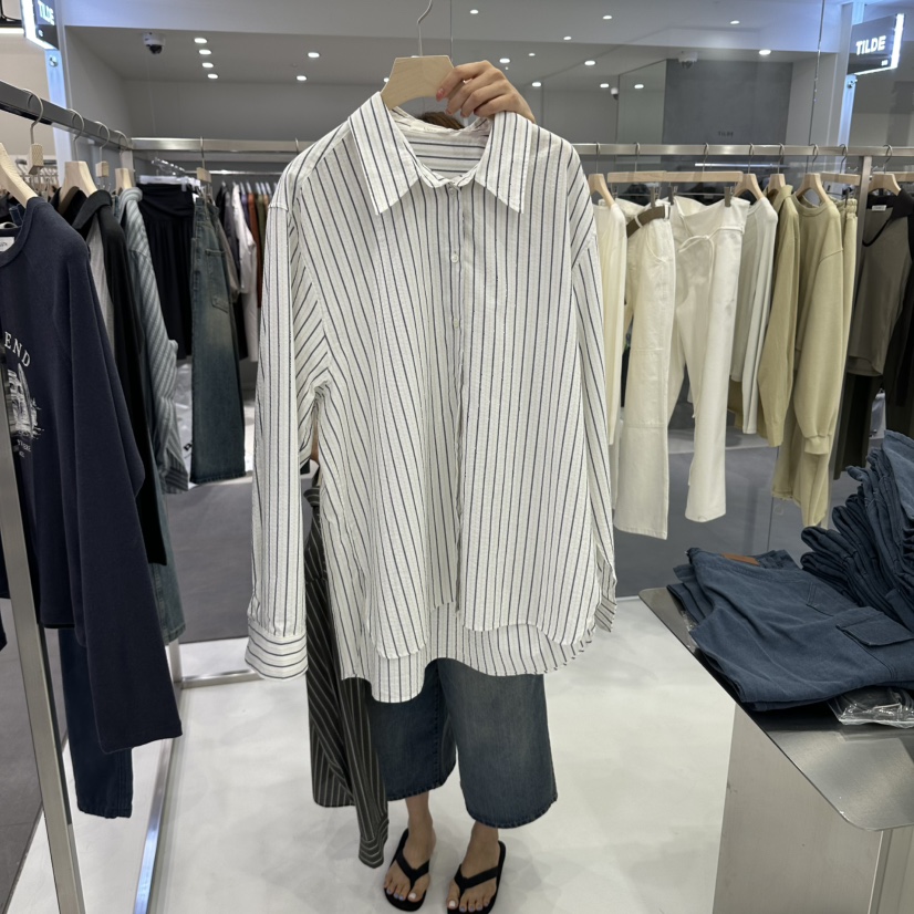 LUTH韓國代購女裝新品推薦人氣休閑真品熱賣時尚襯衫蕾絲衫LUTH襯衫/蕾絲衫圖色2