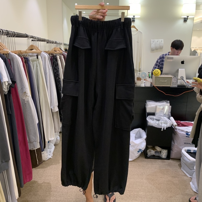 BREEZE韓國代購女裝新品真品時尚休閑人氣推薦休閑褲口袋BREEZE休閑褲
