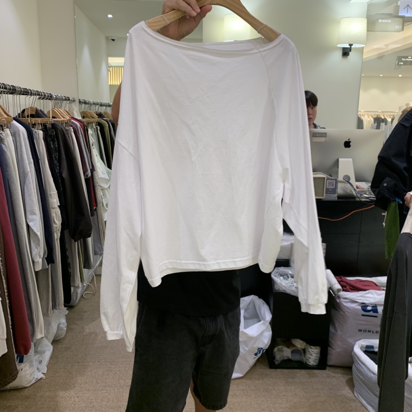 BREEZE韓國代購女士新品人氣真品推薦熱賣時尚休閑長袖T恤BREEZE長袖T恤圖色2