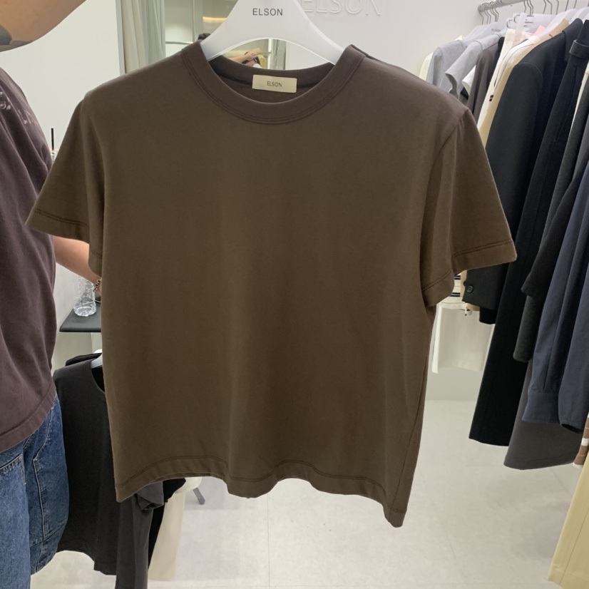ELSON韓國代購女裝新品真品人氣時尚休閑熱賣推薦T恤ELSONT恤圖色2