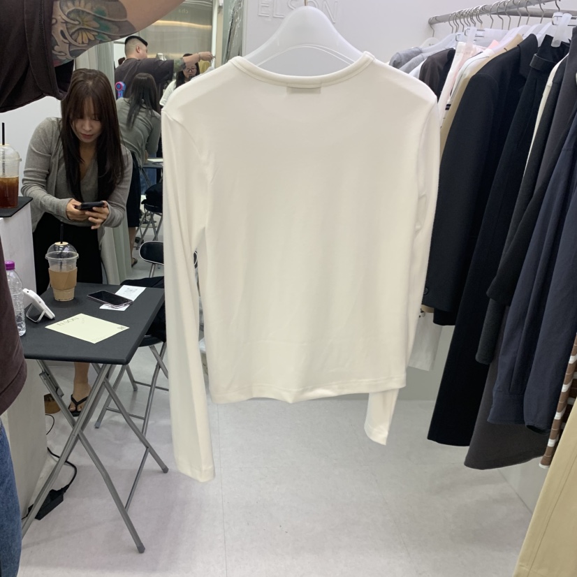 ELSON東大門直郵女士新款真品時尚休閑推薦人氣熱賣長袖T恤ELSON長袖T恤