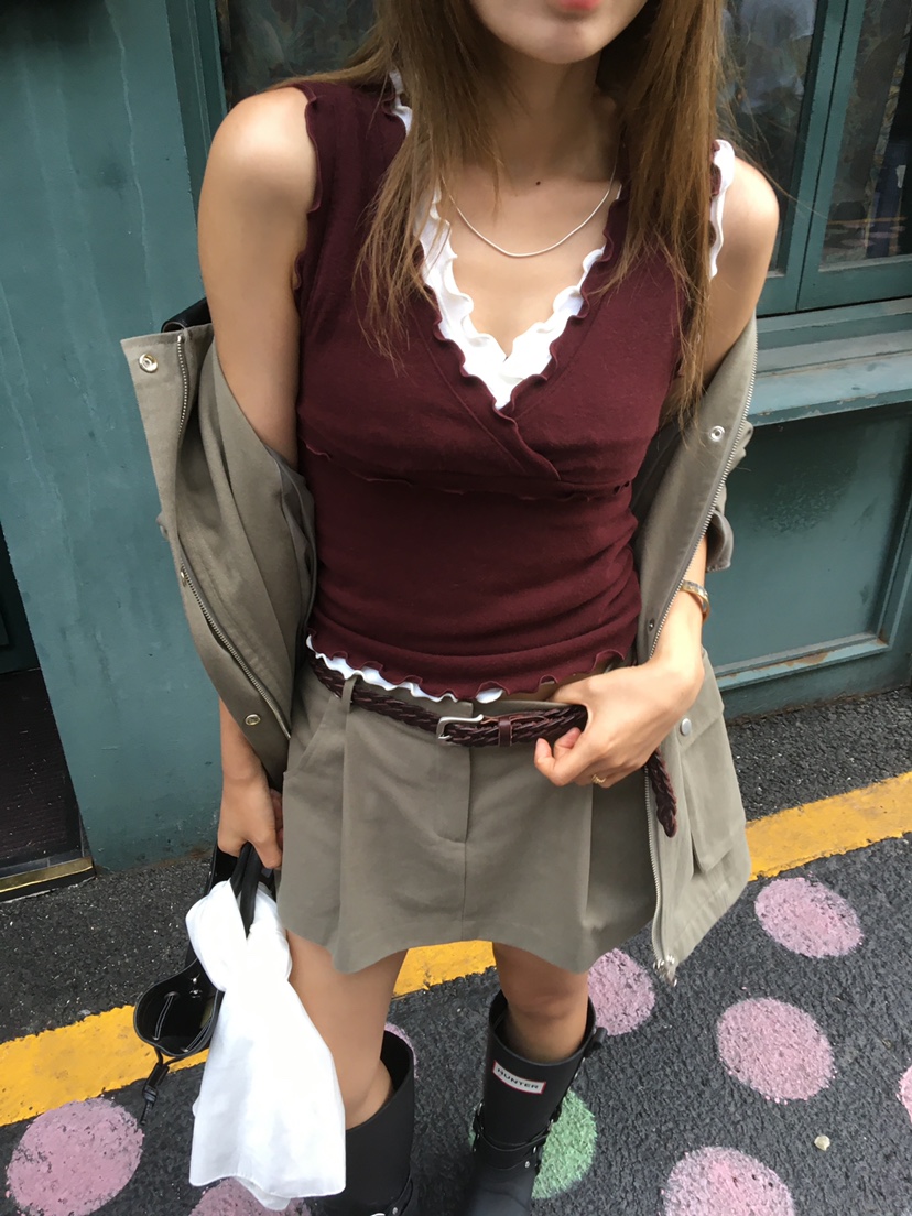 ONDA東大門實拍女裝新品人氣推薦熱賣時尚休閑真品吊帶背心ONDA吊帶/背心