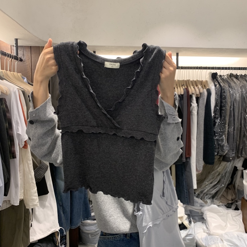 ONDA東大門實拍女裝新品人氣推薦熱賣時尚休閑真品吊帶背心ONDA吊帶/背心圖色2