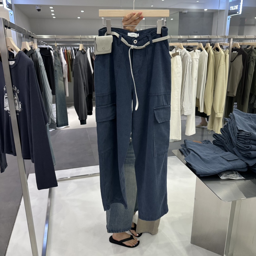 LUTH韓國直郵女裝新款休閑時尚真品人氣熱賣休閑褲不含腰帶LUTH休閑褲圖色2