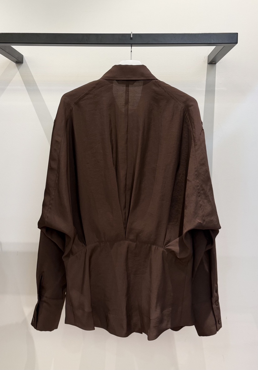 MUYBIEN韓國直郵女裝新款時尚熱賣休閑真品襯衫蕾絲衫褶裥MUYBIEN襯衫/蕾絲衫