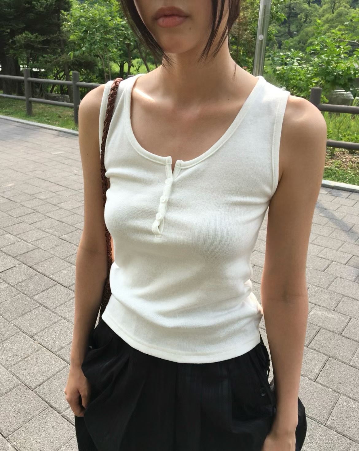 WAYBETTER東大門實拍女裝新品推薦熱賣人氣真品吊帶背心無袖WAYBETTER吊帶/背心圖色2