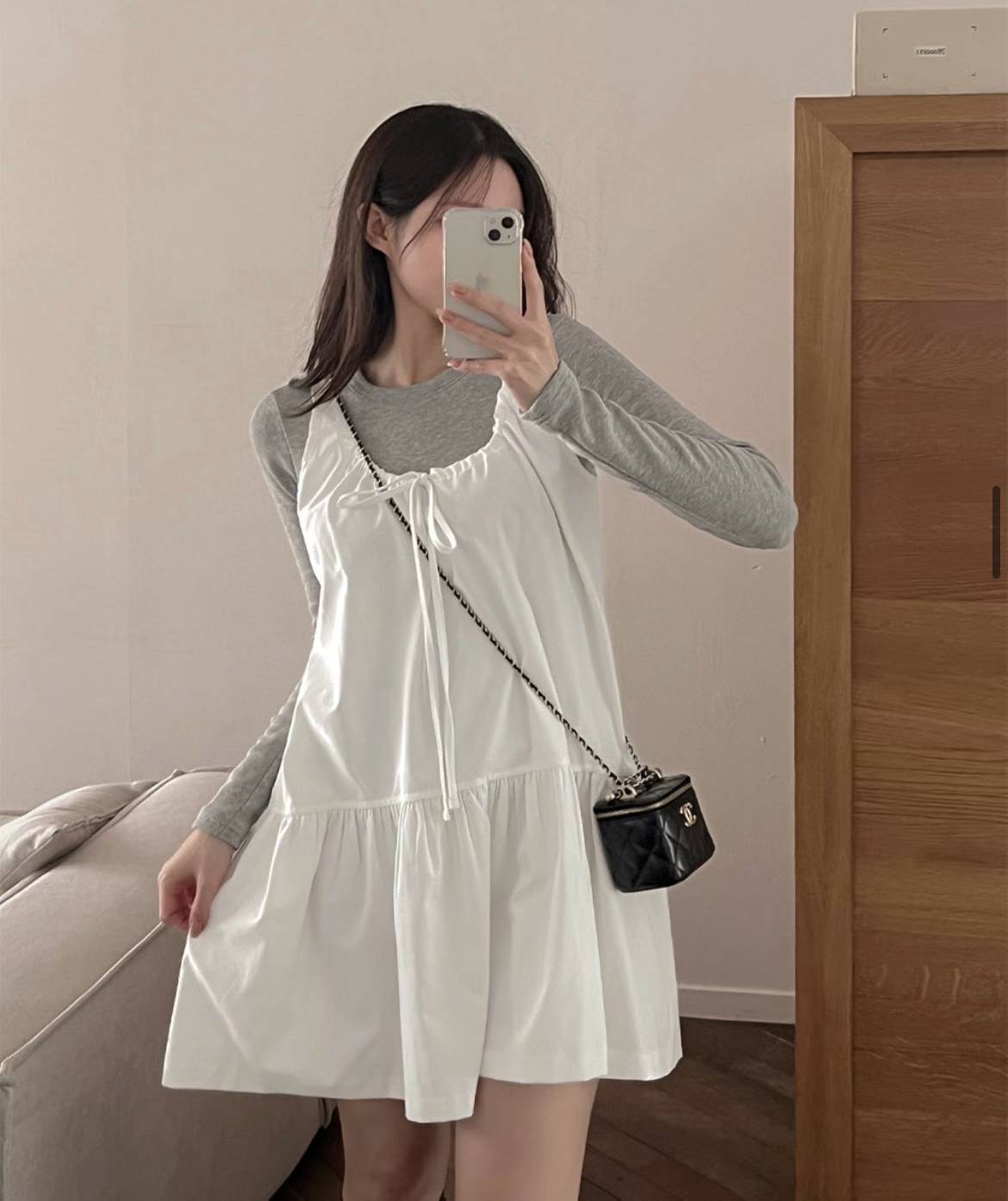 WAYBETTER韓國代購女裝新品真品休閑熱賣人氣連衣裙不含內搭WAYBETTER連衣裙圖色1