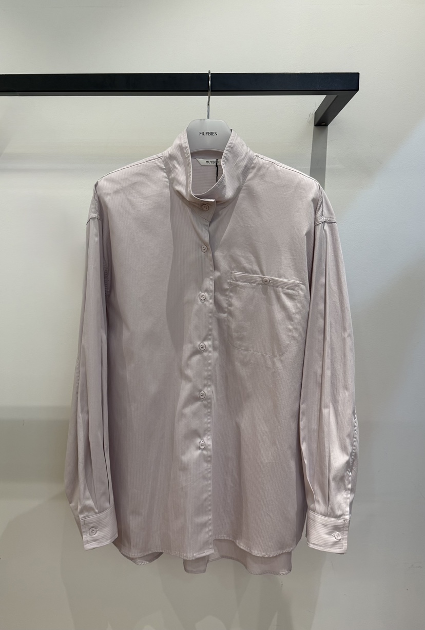 MUYBIEN東大門實拍女士新品真品時尚熱賣人氣襯衫蕾絲衫高領MUYBIEN襯衫/蕾絲衫圖色2