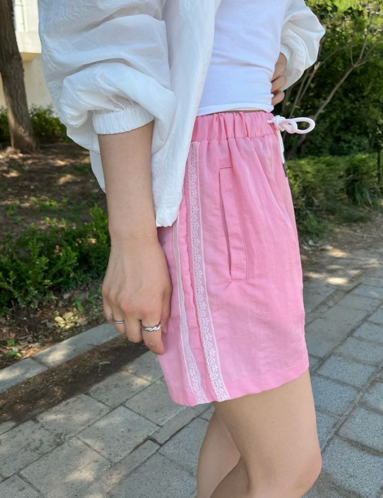 WAYBETTER東大門代購女裝新品推薦時尚熱賣人氣真品短褲蕾絲WAYBETTER短褲