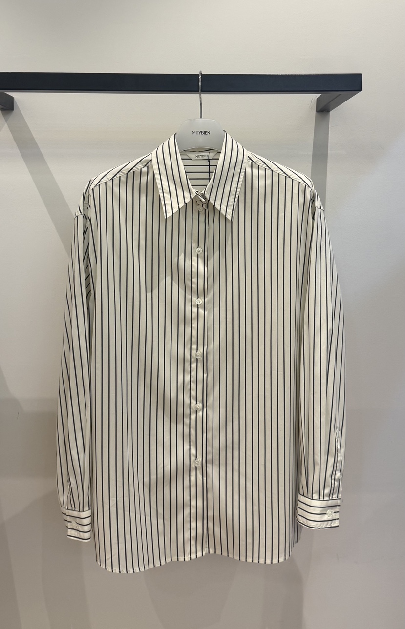 MUYBIEN韓國直郵女裝新品人氣時尚推薦休閑真品襯衫蕾絲衫MUYBIEN襯衫/蕾絲衫圖色1