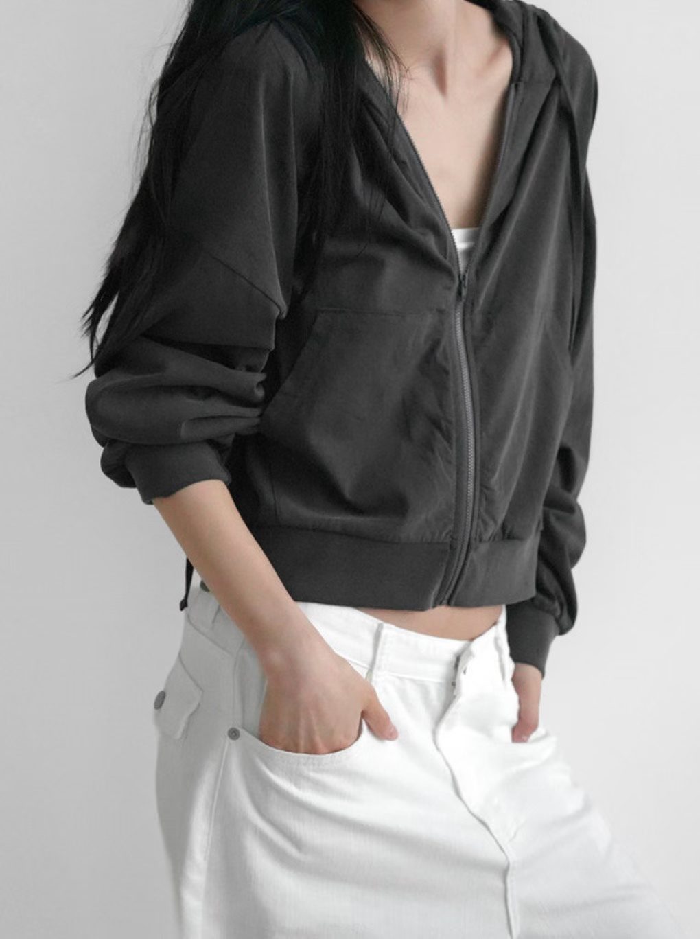 WAYBETTER東大門代購女士新品真品夾克拉鏈連帽衫不含內搭WAYBETTER夾克