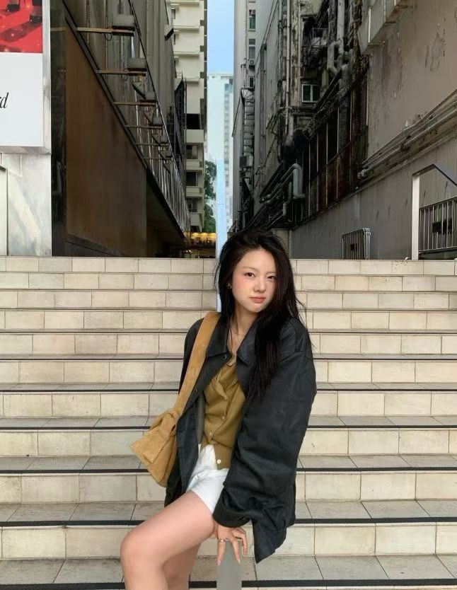 MOOD-A東大門實拍女裝新款推薦熱賣人氣時尚真品休閑夾克MOOD-A夾克