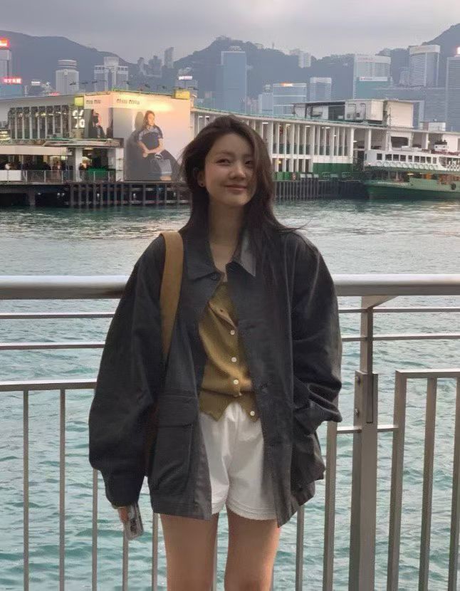 MOOD-A東大門實拍女裝新款推薦熱賣人氣時尚真品休閑夾克MOOD-A夾克圖色2