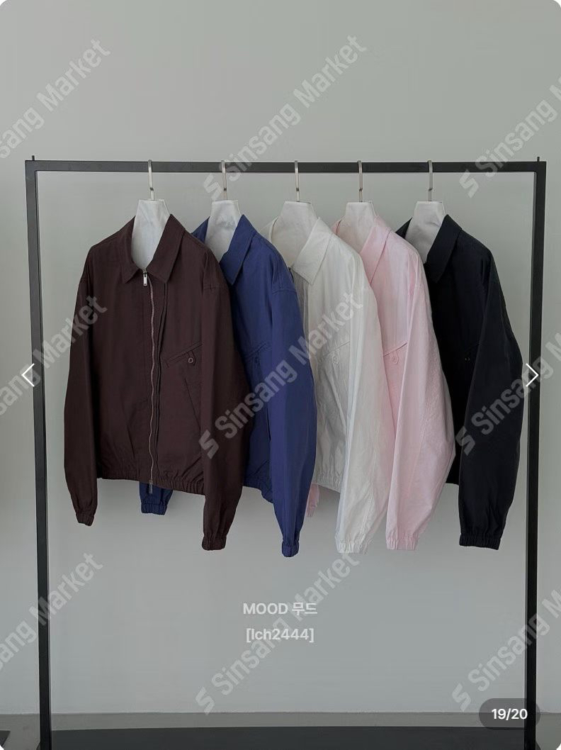 MOOD-A東大門代購女裝新品真品人氣熱賣時尚夾克褶裥紐扣MOOD-A夾克圖色2左二色