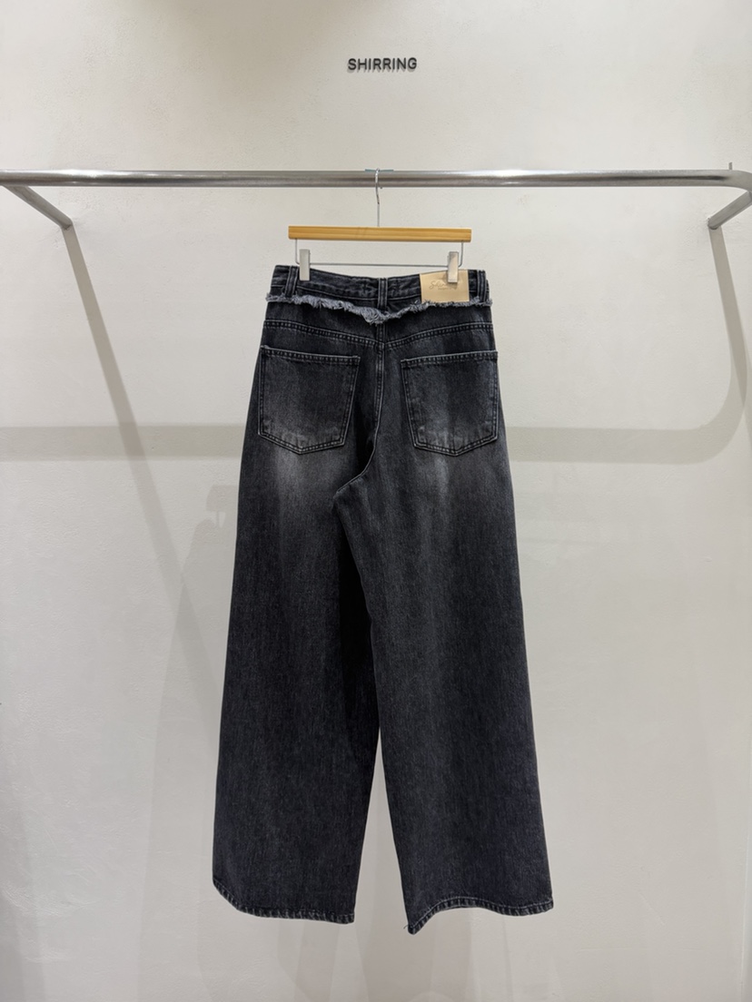 SHIRRING東大門直郵女裝新品時尚熱賣人氣推薦真品牛仔褲SHIRRING牛仔褲