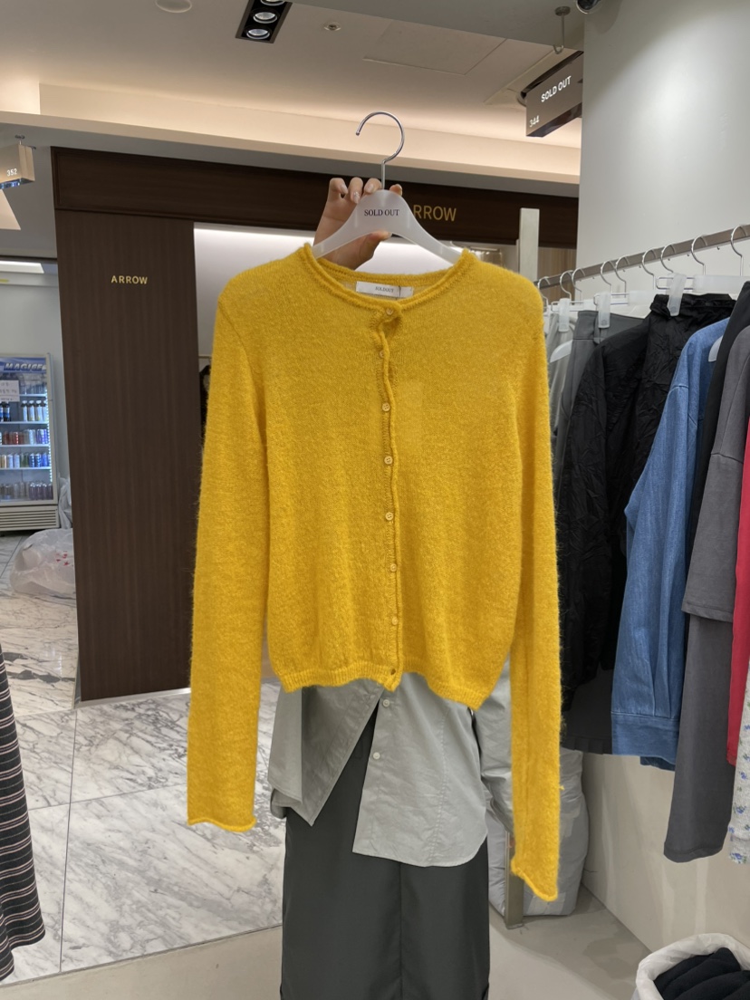 SOLD OUT東大門直郵女士新品熱賣真品推薦時尚針織衫開衫SOLD OUT針織衫圖色1