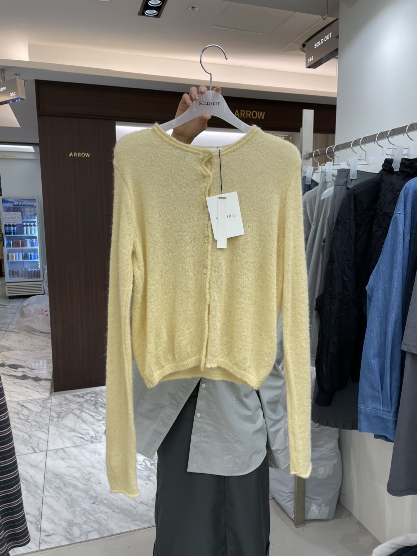 SOLD OUT東大門直郵女士新品熱賣真品推薦時尚針織衫開衫SOLD OUT針織衫圖色2