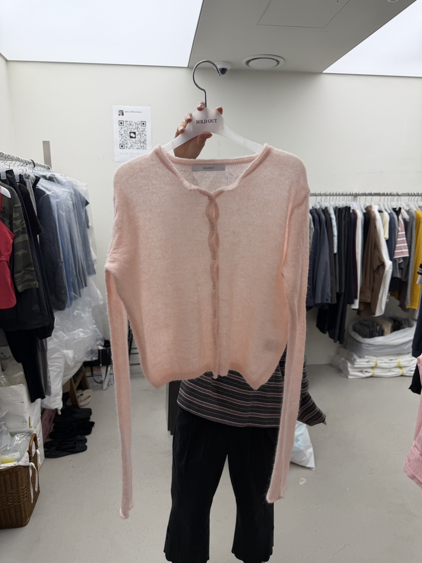 SOLD OUT東大門直郵女士新品熱賣真品推薦時尚針織衫開衫SOLD OUT針織衫圖色4