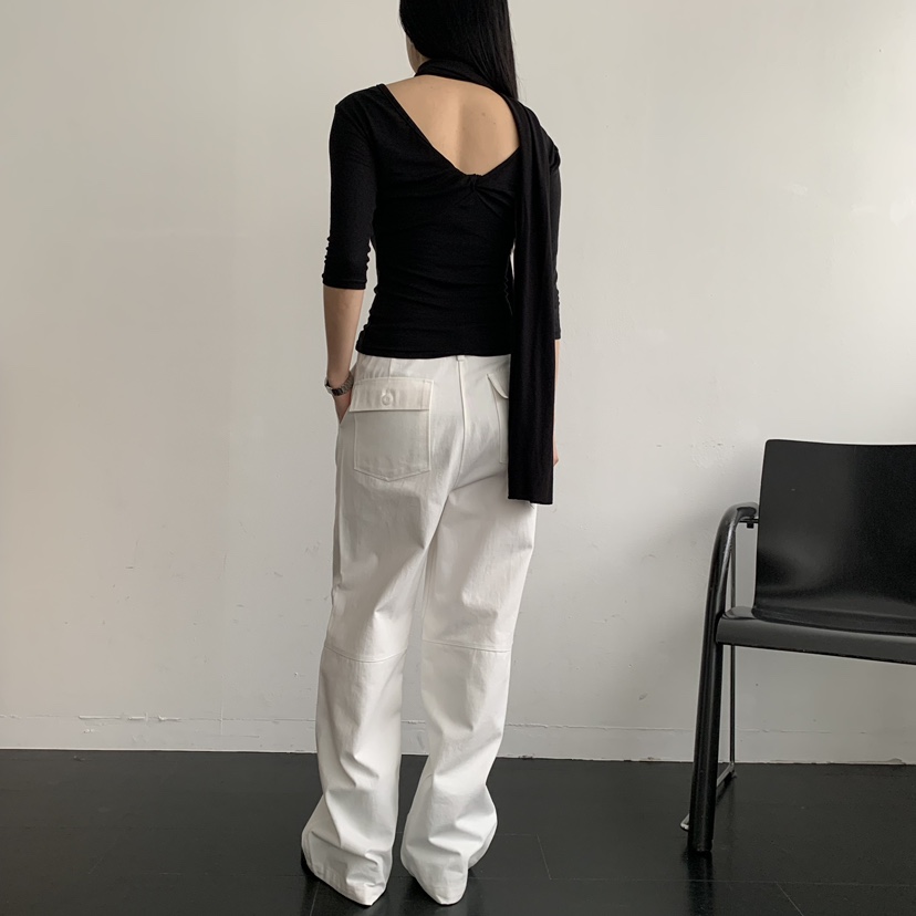 MOMENT東大門代購女士新品休閑推薦人氣時尚真品熱賣休閑褲MOMENT/RECOVER休閑褲