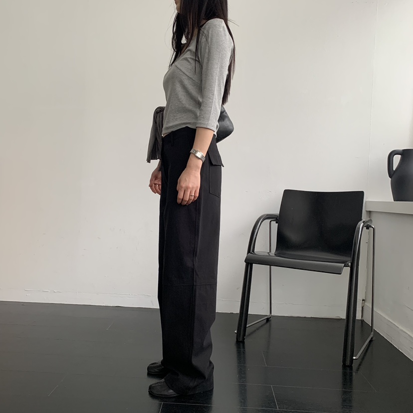 MOMENT東大門代購女士新品休閑推薦人氣時尚真品熱賣休閑褲MOMENT/RECOVER休閑褲